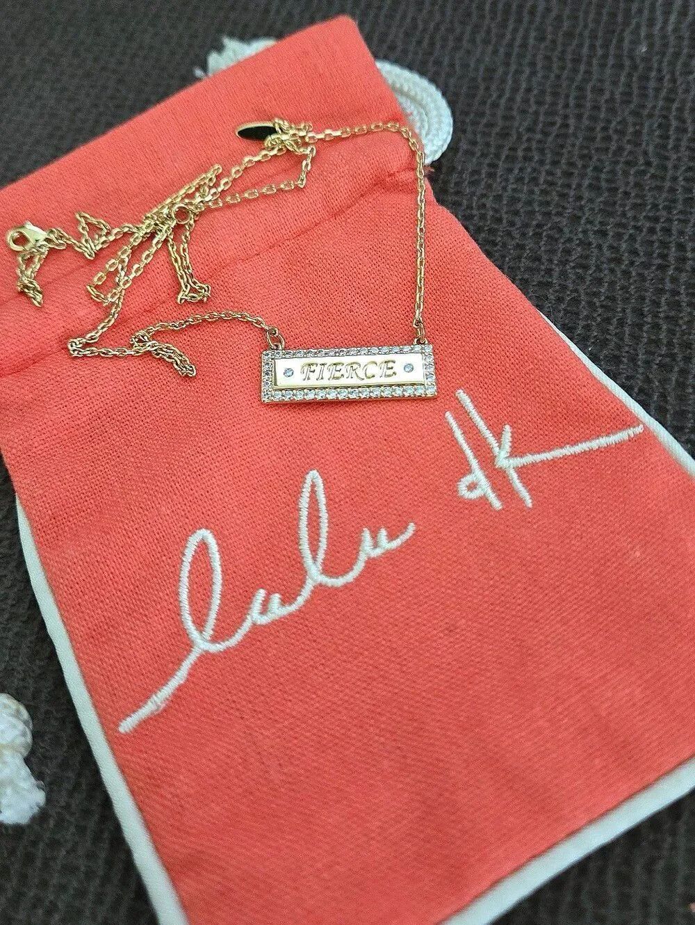 Lulu DK "Fierce"💪 Stationary Bar Necklace - Picture 16 of 16